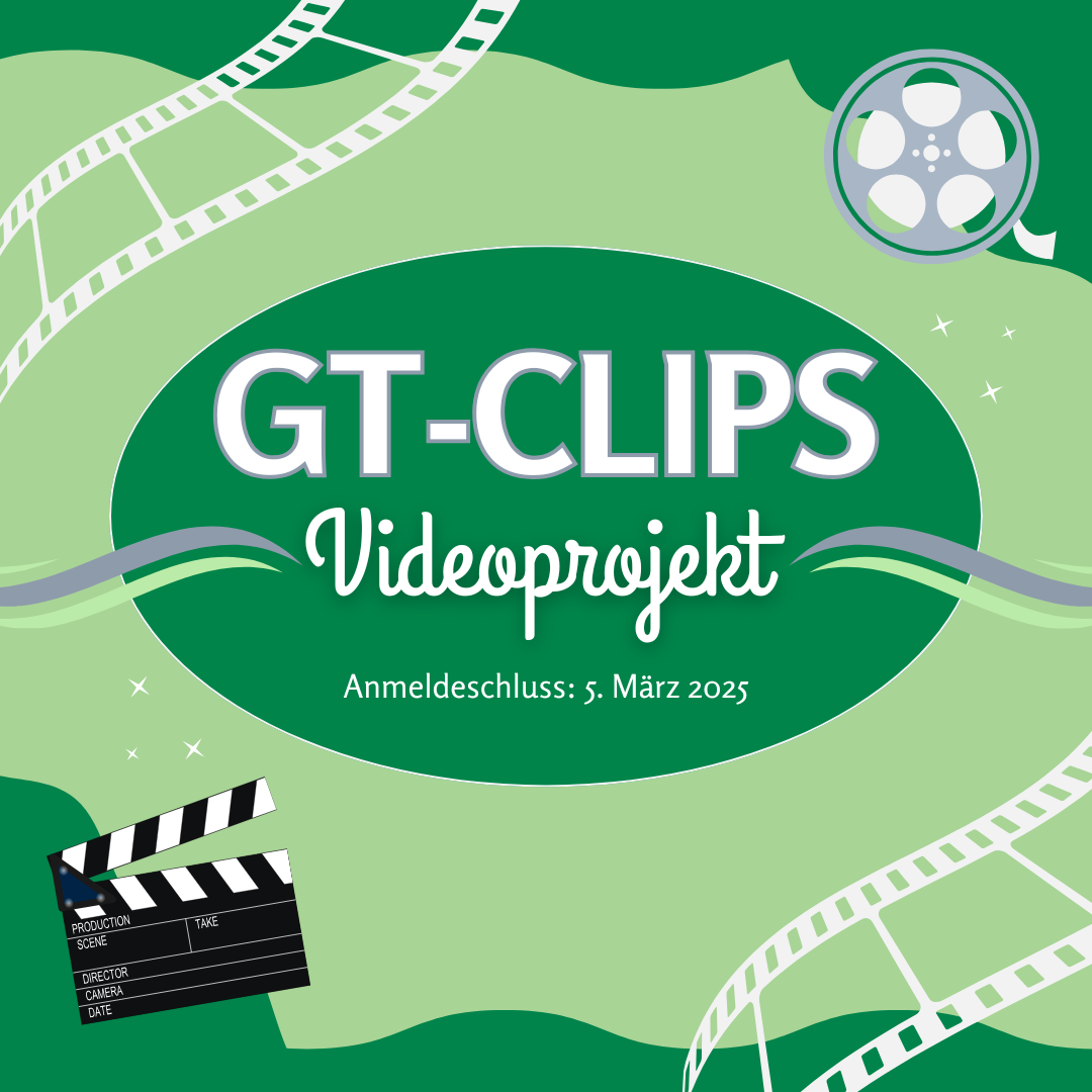 Grafik in grün mit der Aufschrift GT-Clips