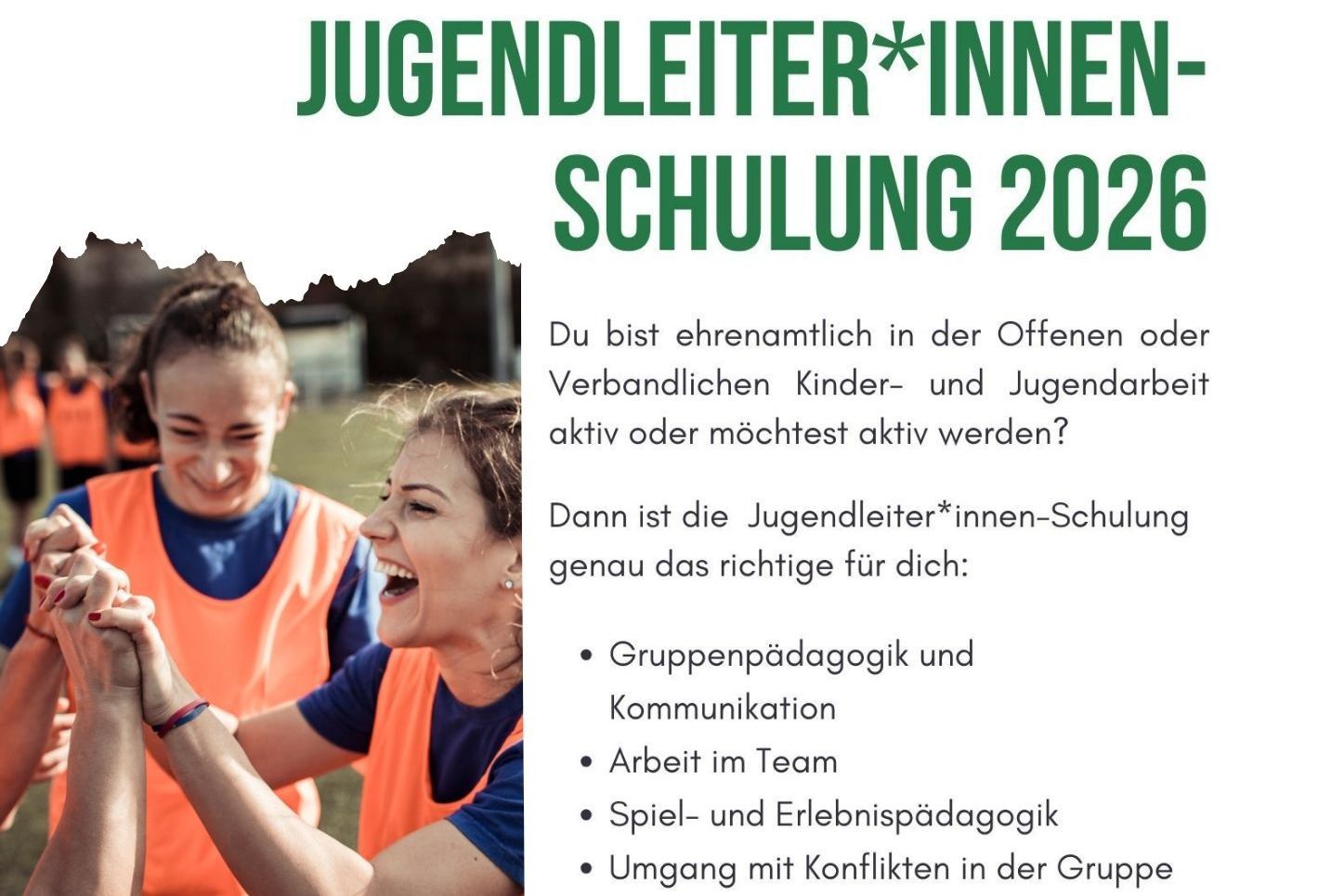 Plakat Jugendleiter-Schulung