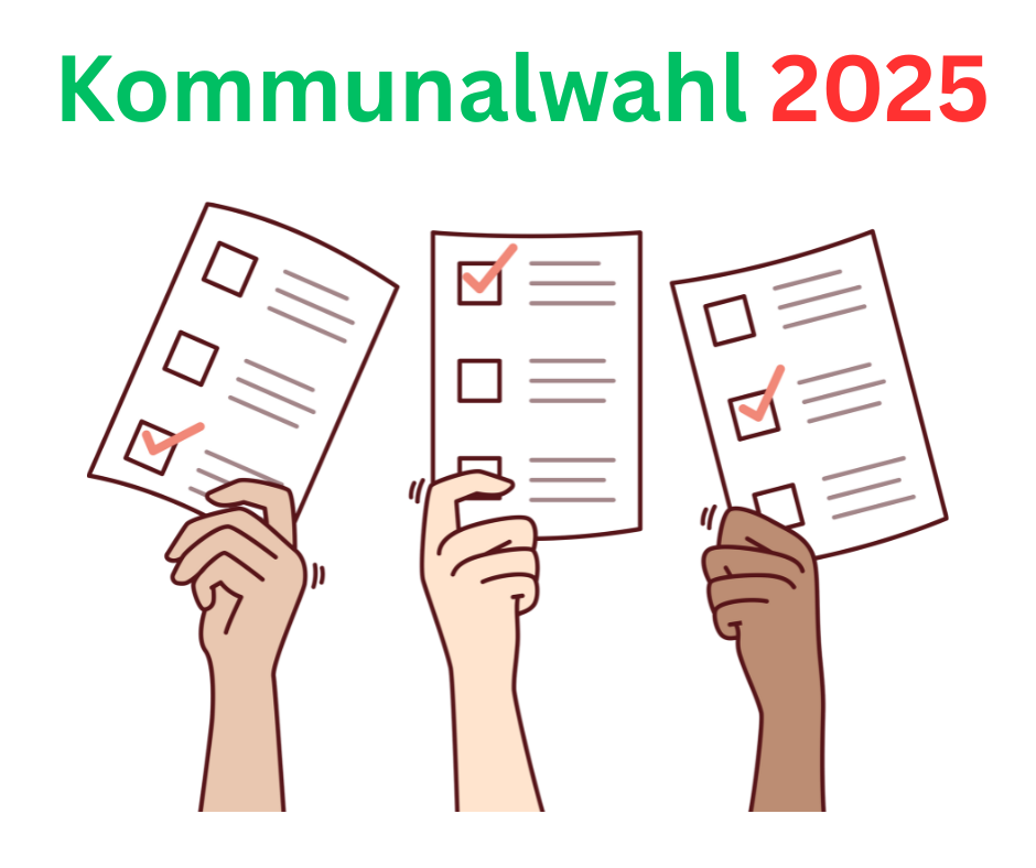 Ergebnisse der Kommunalwahlen im Kreishaus miterleben Grafik Kommunalwahl