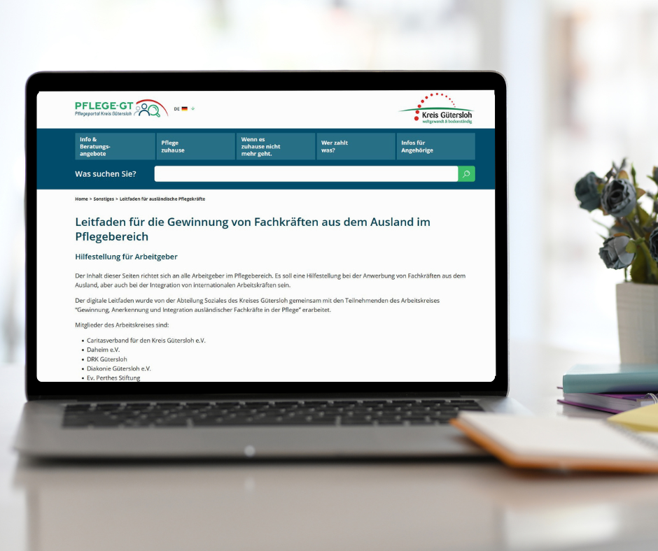 Design ohne Titel - 2 Zu sehen ist eine Grafik mit einem Laptop. Auf dem Laptop ist eine Internetseite aufgerufen.