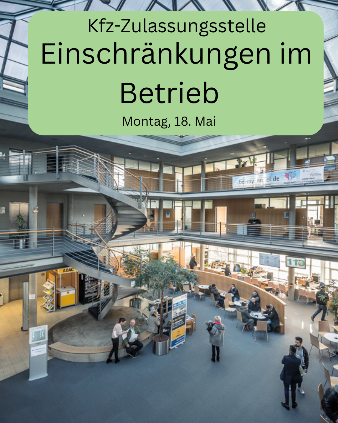 Einschränkungen im Betrieb - 1