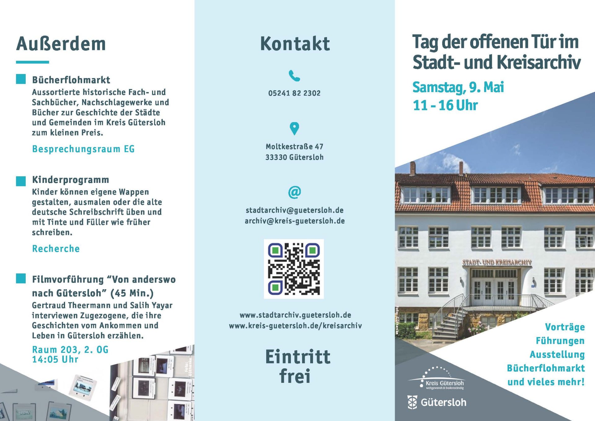 Flyer Tag der Archive 1. Seite Flyer Tag der Archive 1. Seite