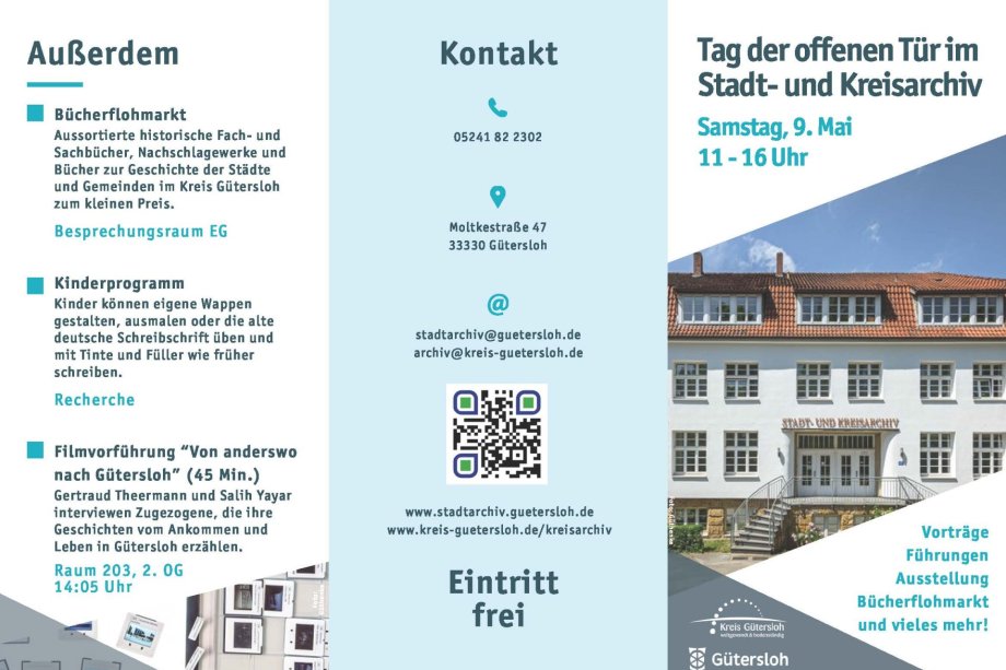 Flyer Tag der Archive 1. Seite