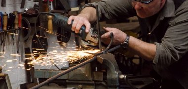 Künstler im Atelier