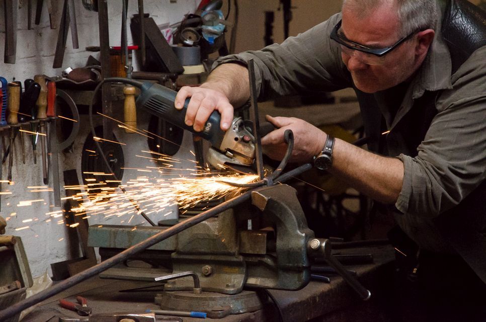 Künstler im Atelier