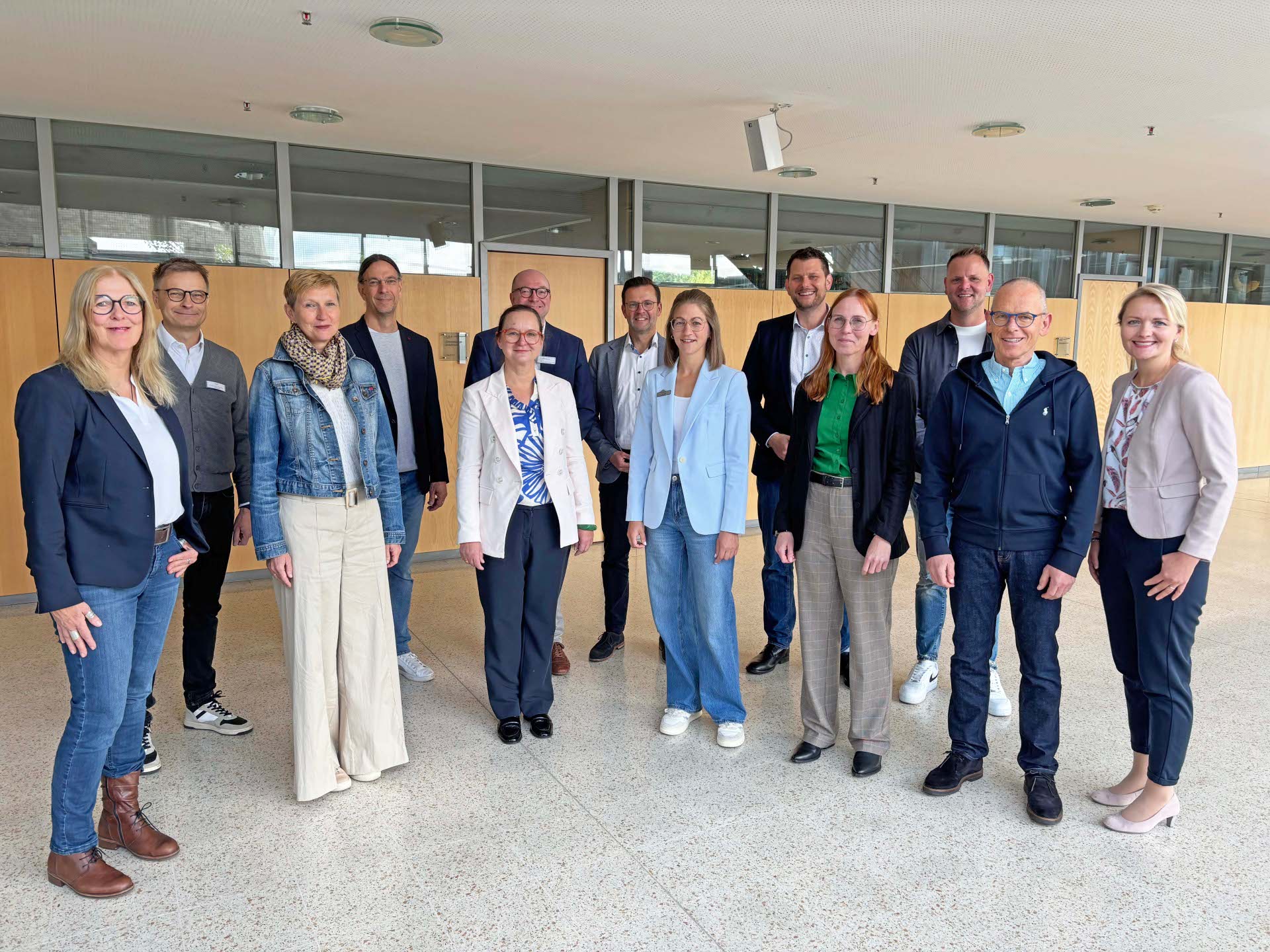 Vertreter der AG 78 im Kreishaus Gütersloh