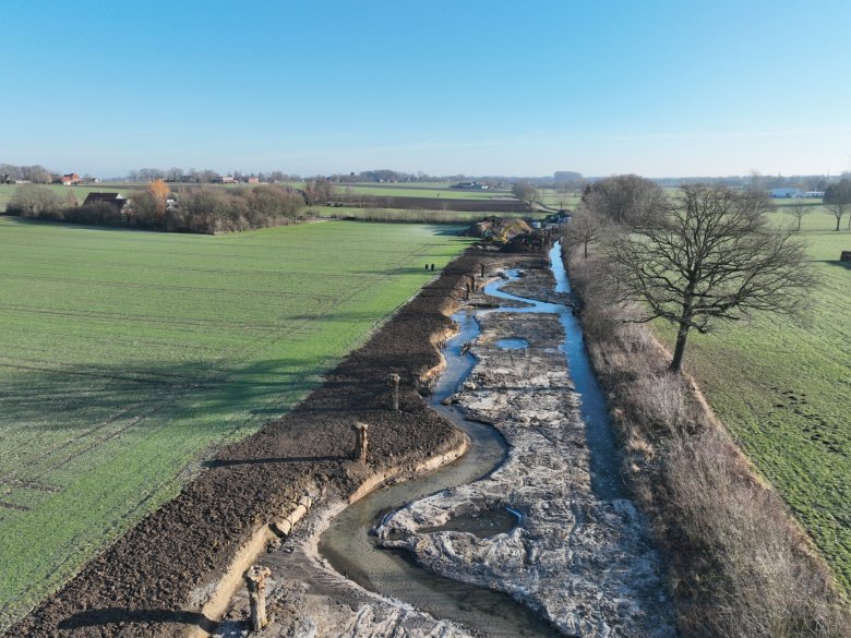 Luftbild zum aktuellen Stand am Forthbach