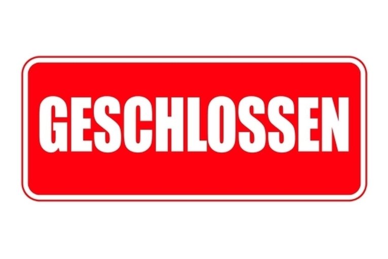 Schild Geschlossen Fotolia Schild mit dem Schriftzug 'Geschlossen'