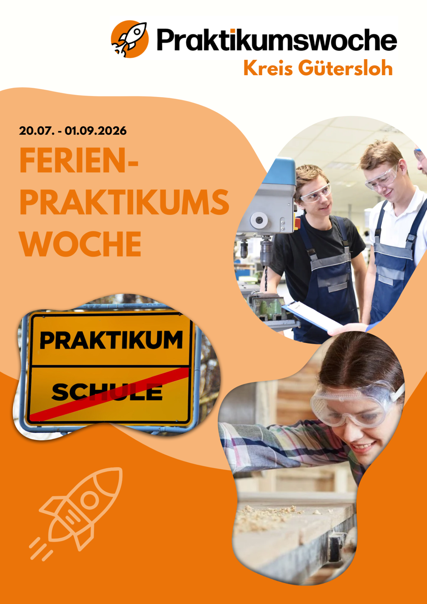 Flyer zur Praktikumswoche