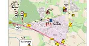 Umleitungsplan vom 17.03.2022