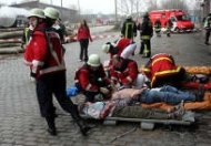 Bild: Übung des DRK und der Feuerwehr