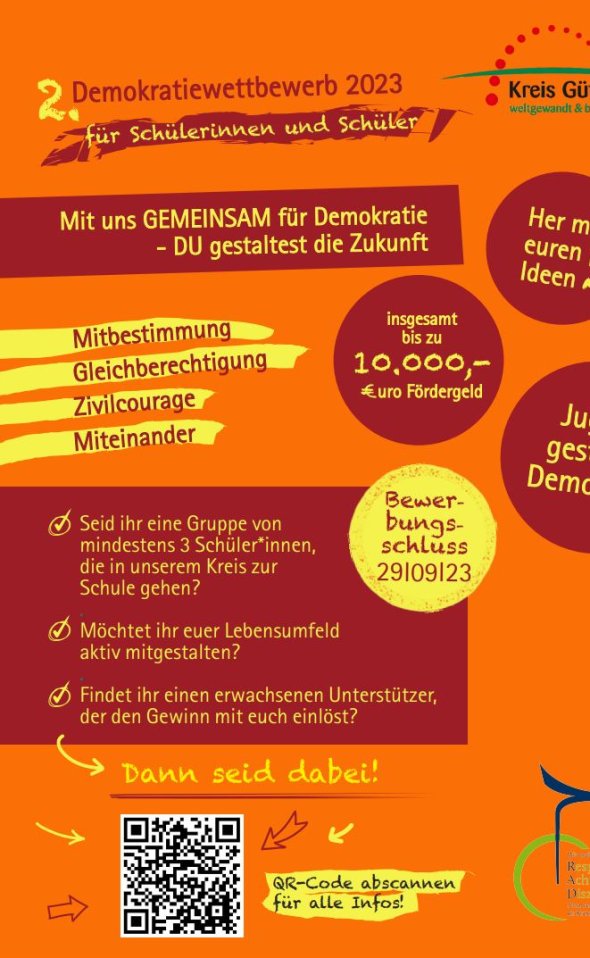 Plakat zum Wettberwerb