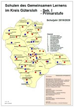 Kreiskarte mit GL-Schulen