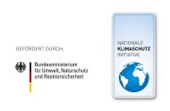 Logos des BMUs und der Klimaschutzinitiative