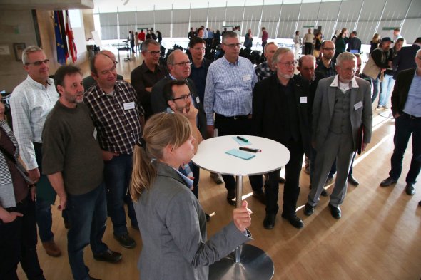 Arbeiten in Gruppen beim Strategieworkshop