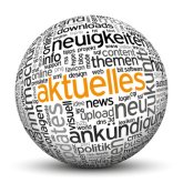 Eine Kugel mit dem Begriff Aktuelles Eine Kugel mit dem Begriff Aktuelles