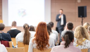 Szene eines Vortrages Szene eines Vortrages