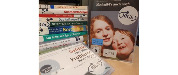 diverse Buchtitel zum Thema Gesundheit und Pflege