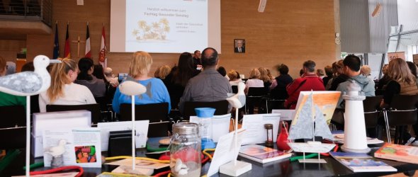 Begrüßung auf dem Fachtag Gesunder Ganztag 2023