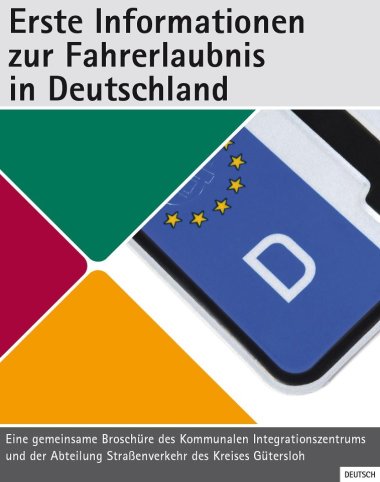 Cover Fahrerlaubnisbroschüre (Kreis Gütersloh) Cover Fahrerlaubnisbroschüre (Kreis Gütersloh)