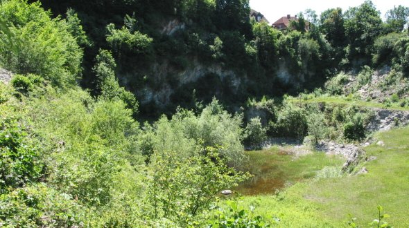 Gewässer auf der untersten Sohle