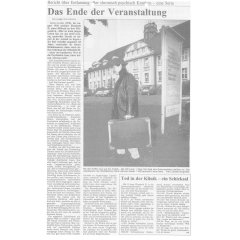 Artikel „Das Ende der Veranstaltung“, Westfalen-Blatt vom 18.06.1999 