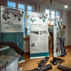 Aufbau einer Ausstellung