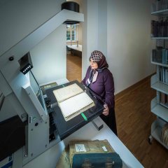 Scannen historischer Akten