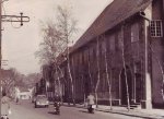 Mönchstraße mit ehemaligem Kreisständehaus in den 1950er Jahren (Foto: Stadtarchiv Rheda-Wiedenbrück)