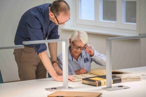 Beratung und Recherche im Leseraum des Kreisarchivs Beratung und Recherche im Leseraum des Kreisarchivs