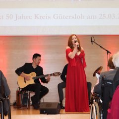 Miriam Köpke singt beim Festakt