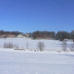 Valmiermuiza im Winter