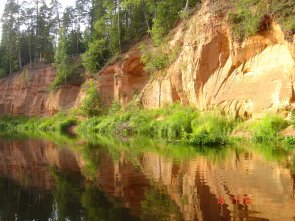 Nelkenfelsen an der Salaca
