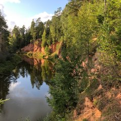 Abendstimmung an der Salaca