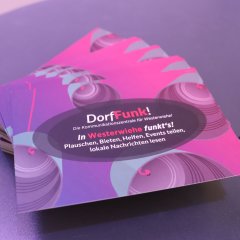 Flyer zum DorfFunk