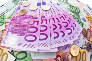 Viele Euro Geldscheine Viele Euro Geldscheine