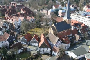 Der alte Kirchplatz in Gütersloh